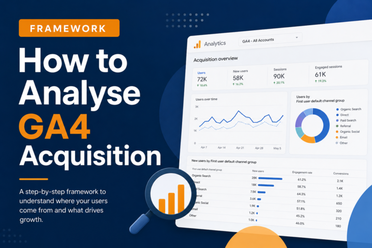 How to Analyse GA4 Acquisition