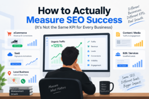 How to Actually Measure SEO Success (It’s Not the Same KPI for Every Business)