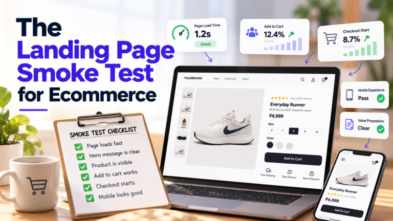 The Landing Page Smoke Test for Ecommerce: Validating Demand Before You Buy Inventory